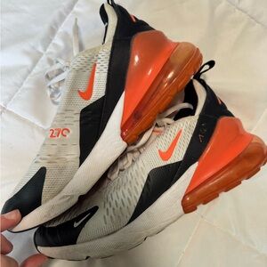 Nike Air Max 270 - White, Black & Orange